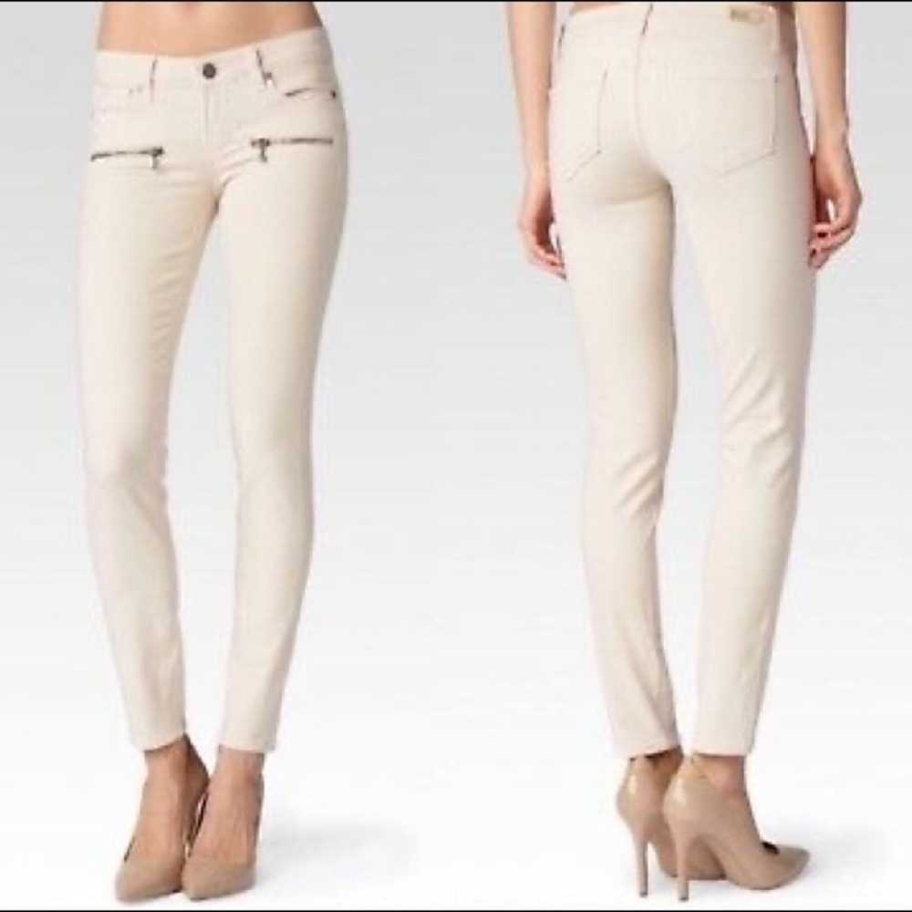 PAIGE Indio Zip Jeans